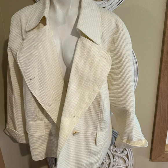 Talbots double breasted cotton jacket - Picture 1 of 7